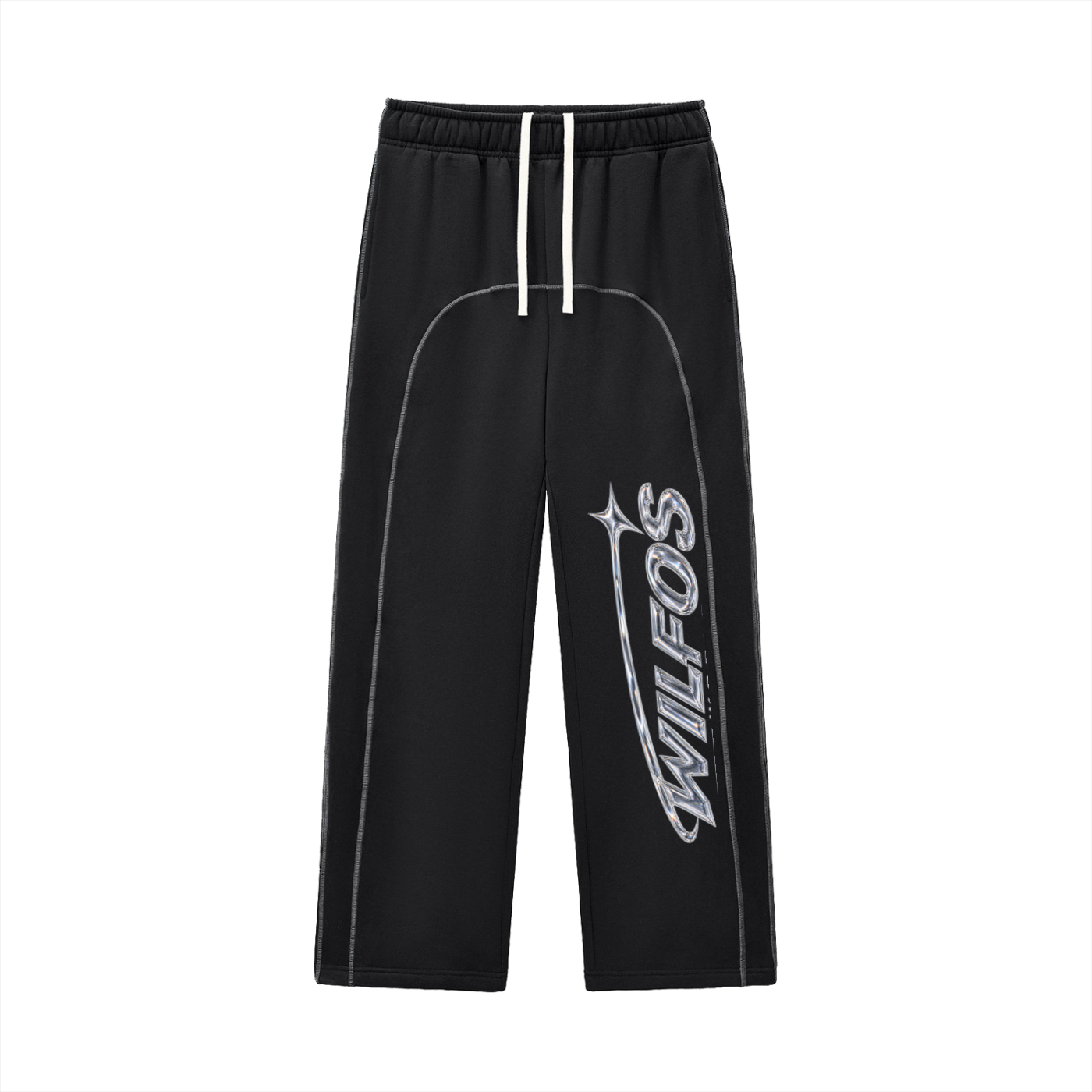 Contrast-Stitched Sweatpants