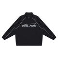Reflection Striped Raglan Sleeve  Jacket
