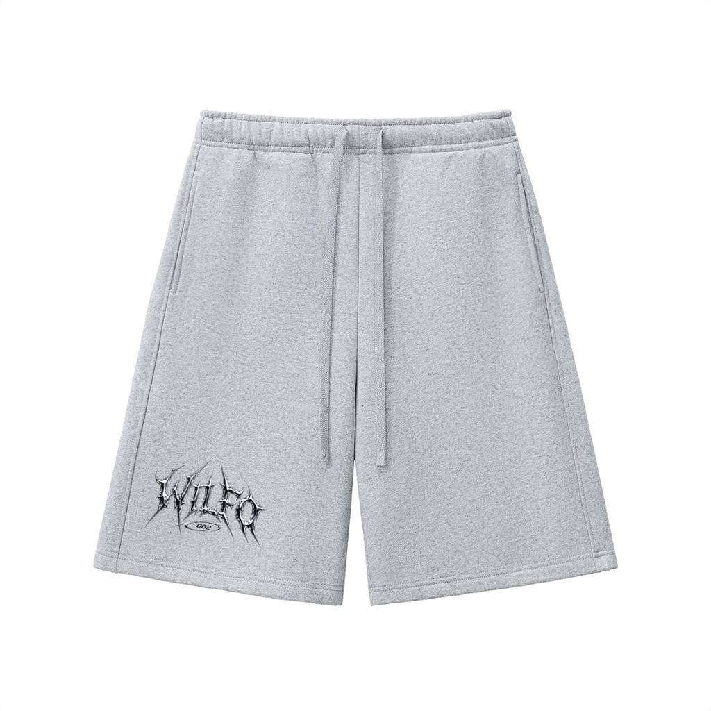 Grey Heavyweight Fleece Shorts