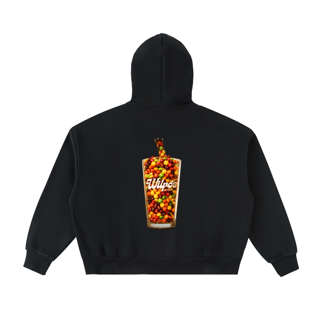 Raining Sweet Full-Zip Boxy Hoodie