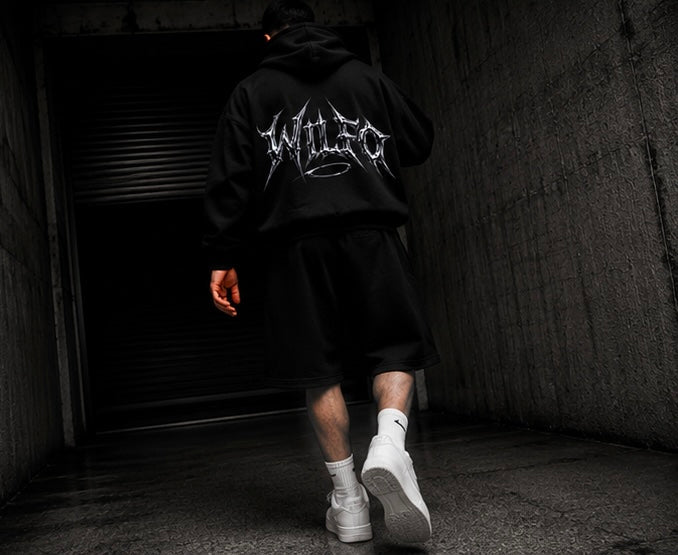 Fleeced Full-Zip Boxy Hoodie