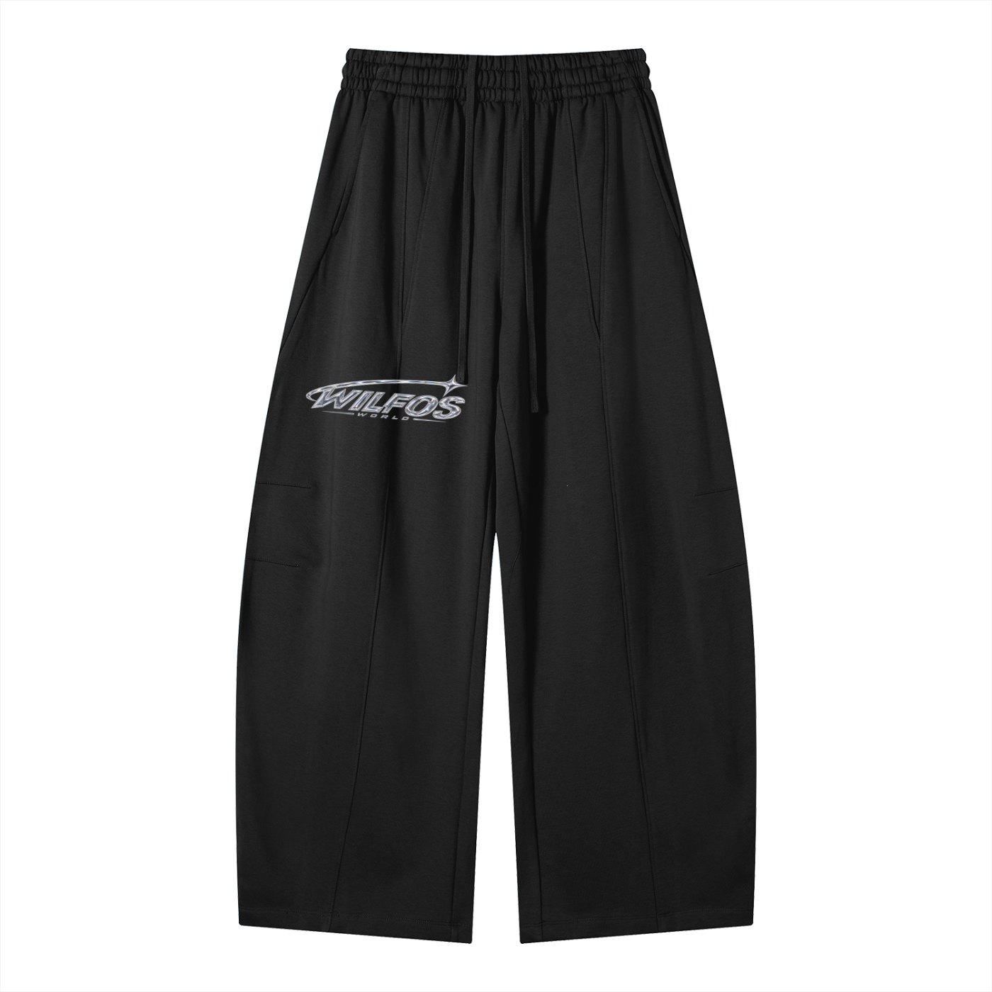 Heavyweight Wide Leg Panel Sweatpants
