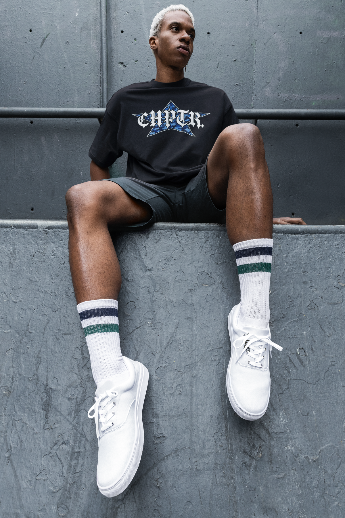 BLUE CAMO CHPTR STAR
