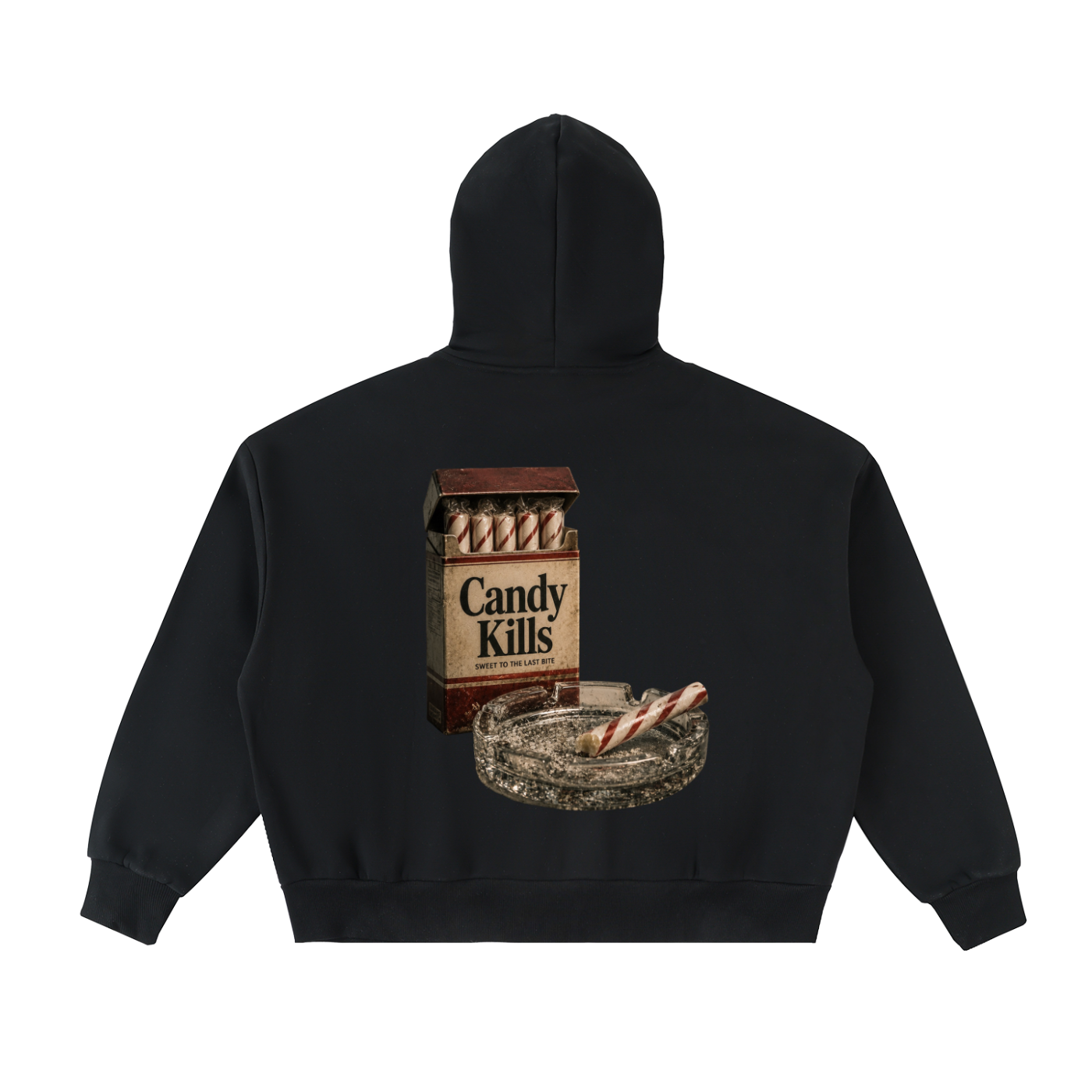Candy Kills Full-Zip Boxy Hoodie