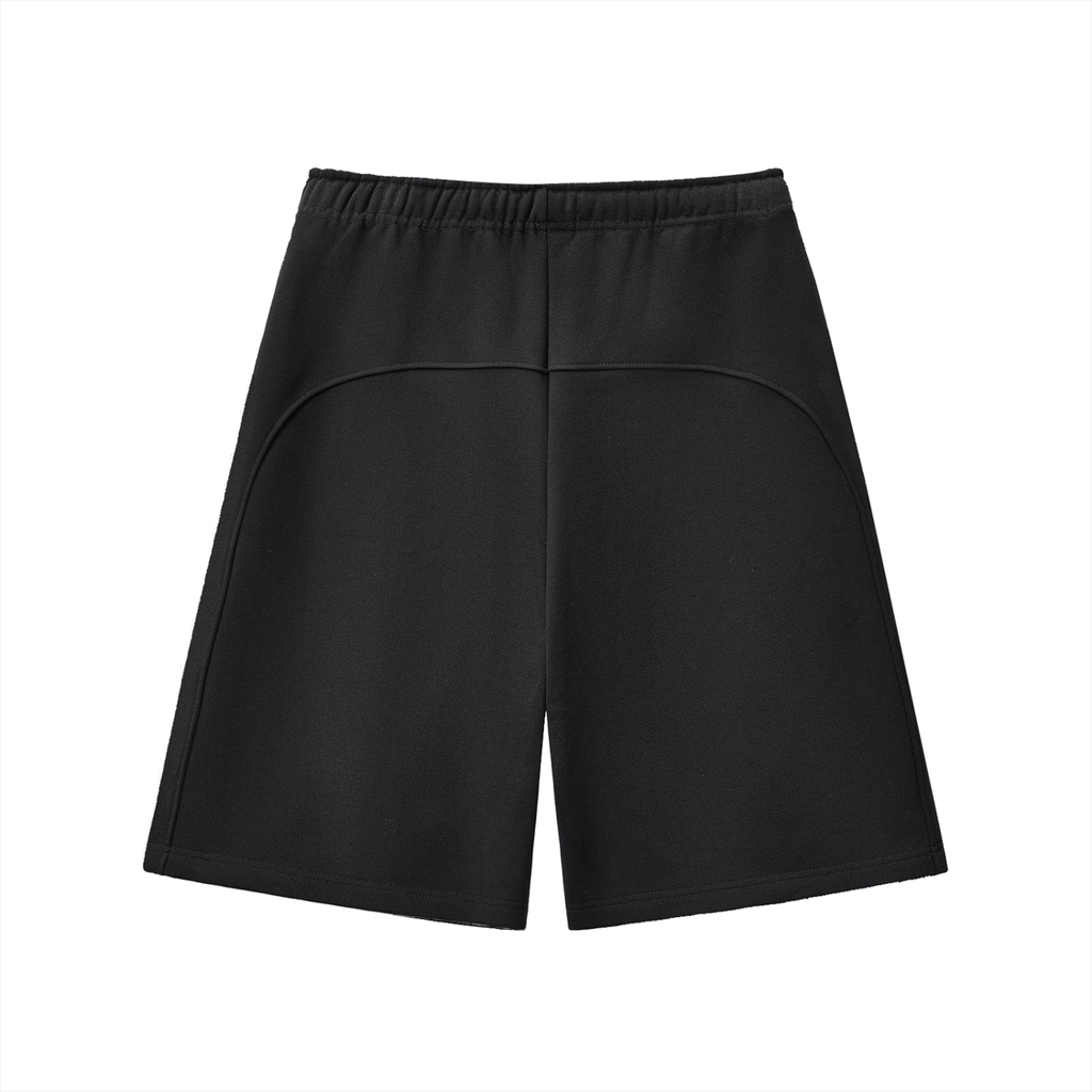 Black Heavyweight Fleece Shorts