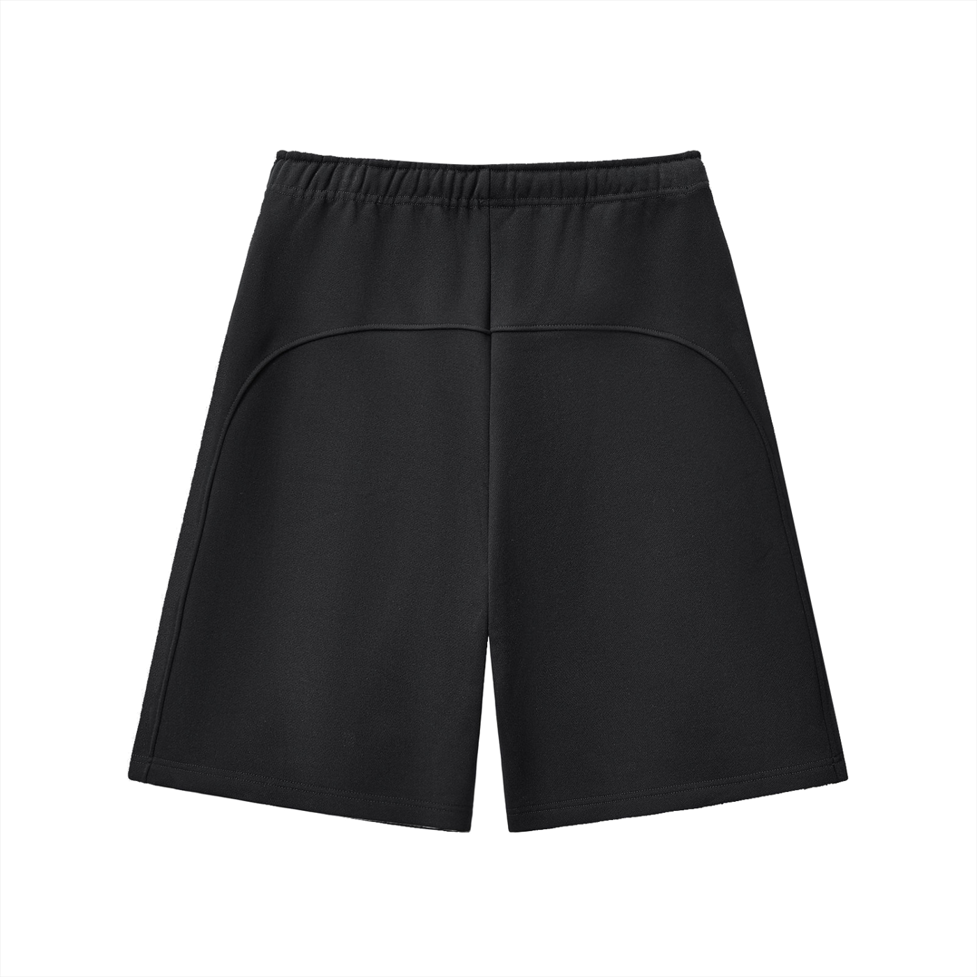 Black Heavyweight Fleece Shorts