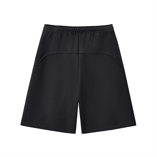 Black Heavyweight Fleece Shorts